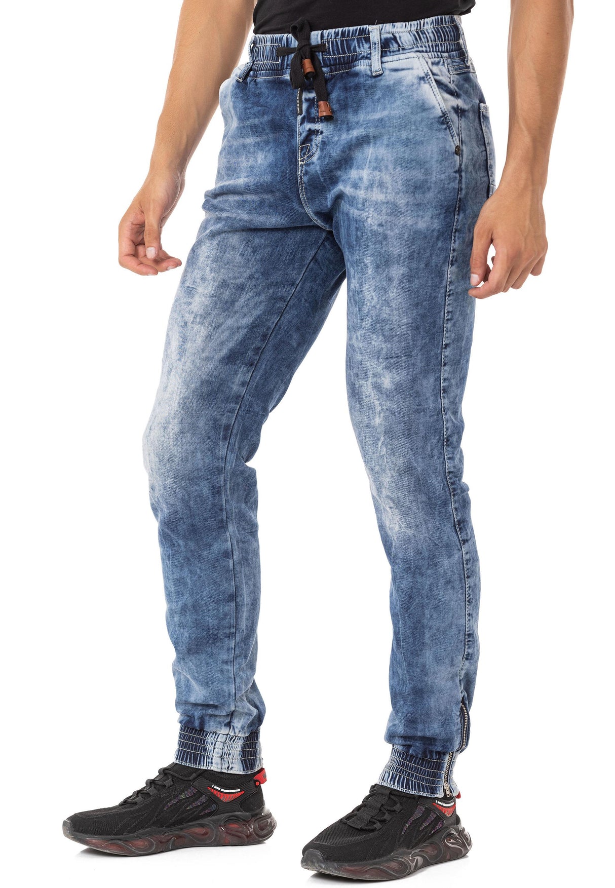 CD807 Paça Lastikli Basic Erkek Jean Pantolon