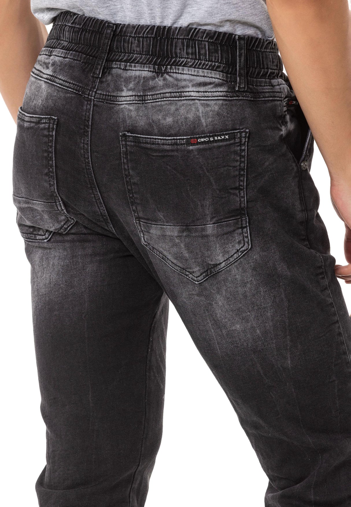 CD807 Paça Lastikli Basic Erkek Jean Pantolon