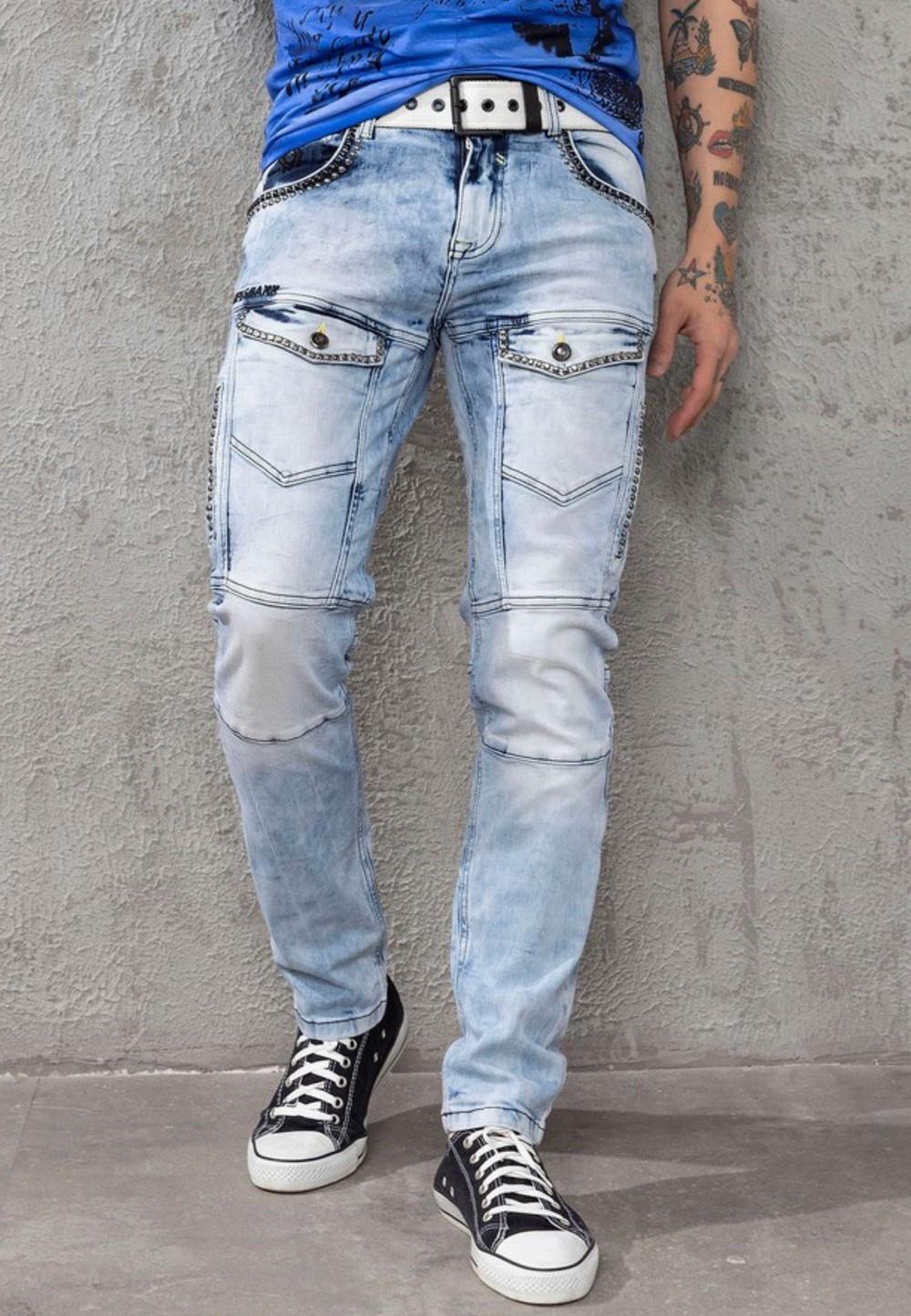 CD810 Modern Fit Cepli Erkek Jean Pantolon
