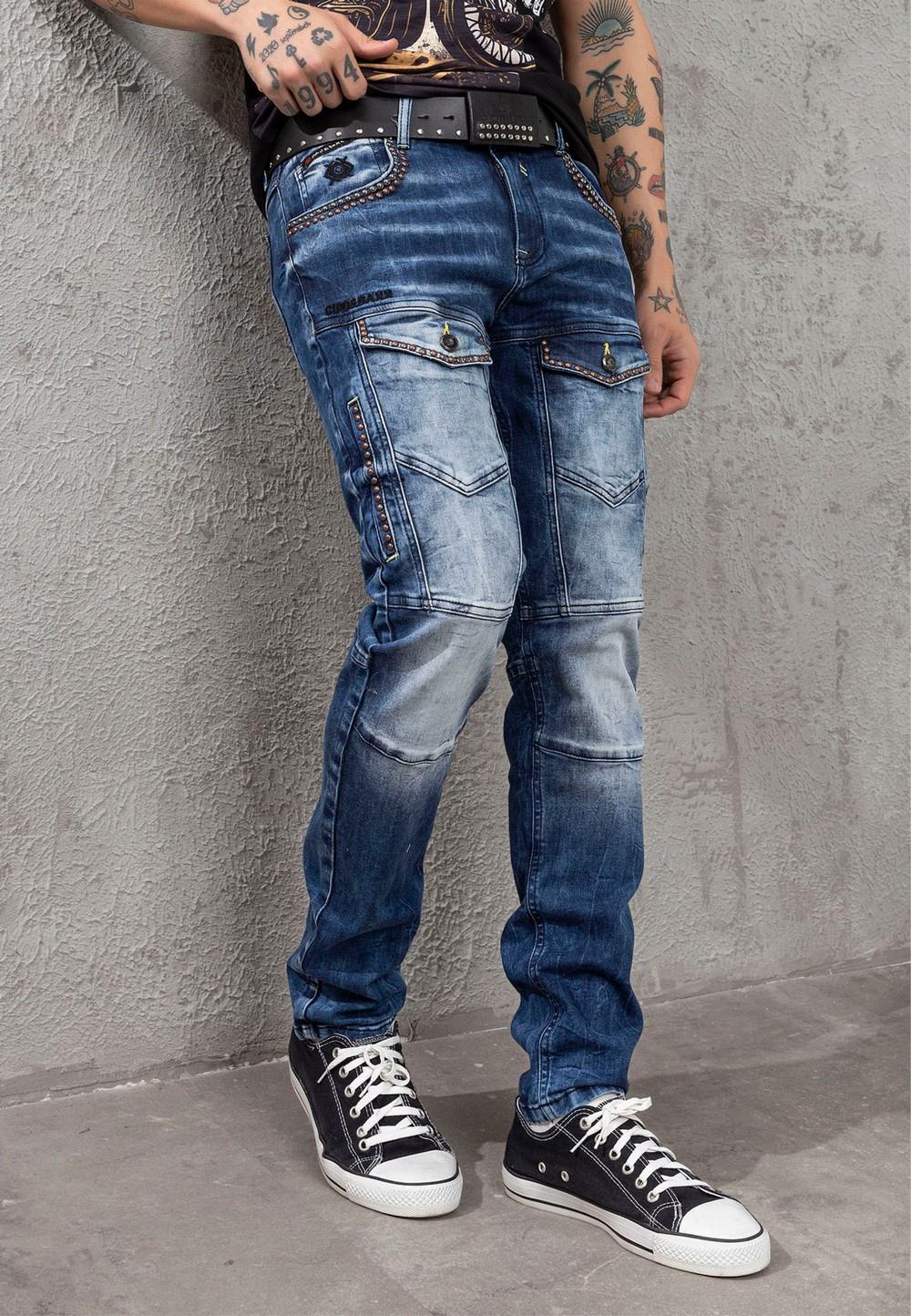 CD810 Modern Fit Cepli Erkek Jean Pantolon