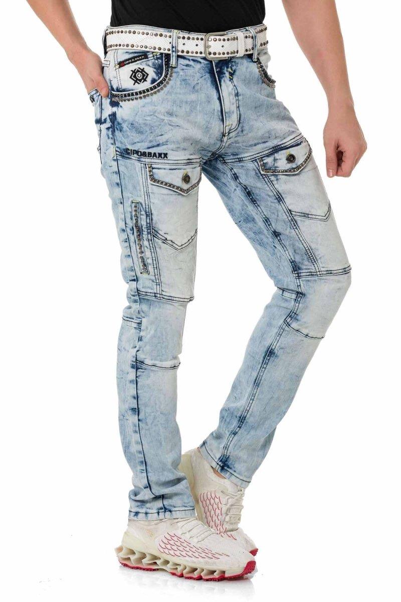 CD810 Modern Fit Cepli Erkek Jean Pantolon