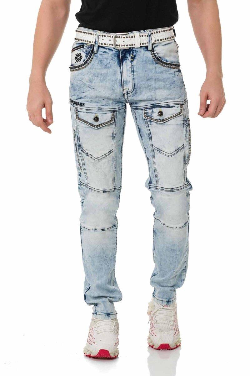 CD810 Modern Fit Cepli Erkek Jean Pantolon