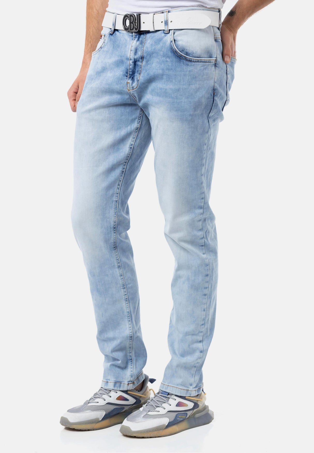CD820 Günlük Stile Uygun Erkek Jean Pantolon