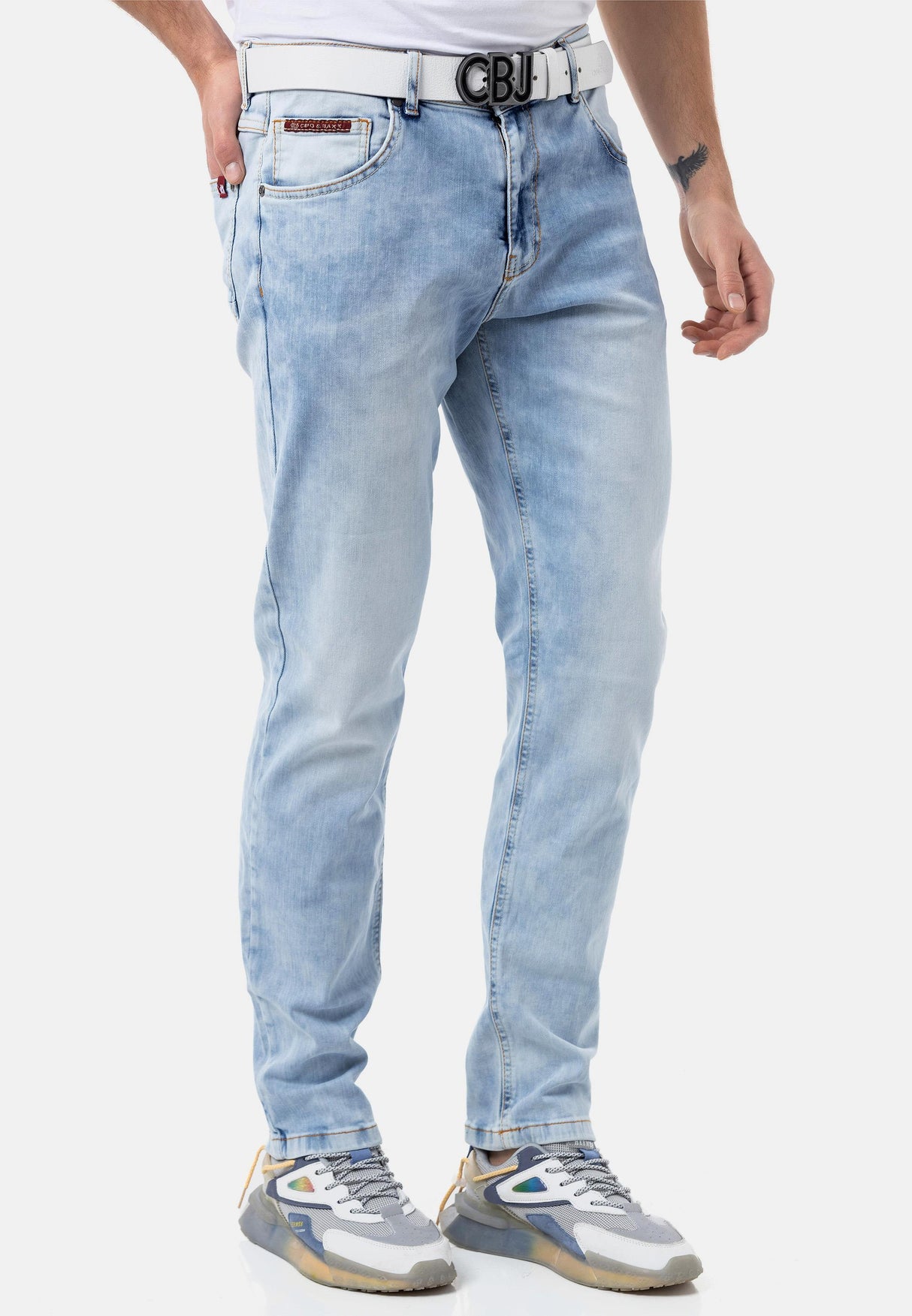 CD820 Günlük Stile Uygun Erkek Jean Pantolon