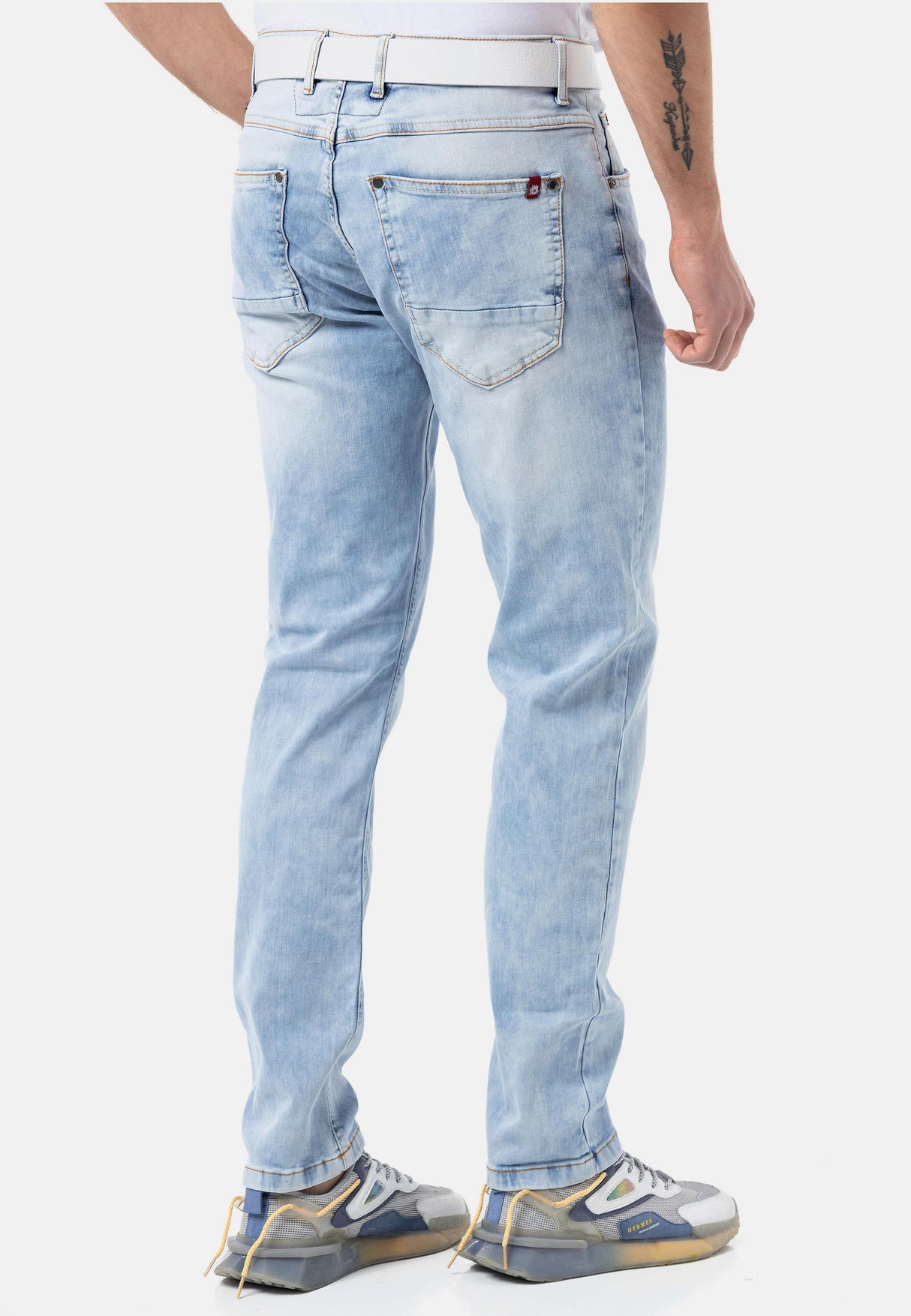 CD820 Günlük Stile Uygun Erkek Jean Pantolon