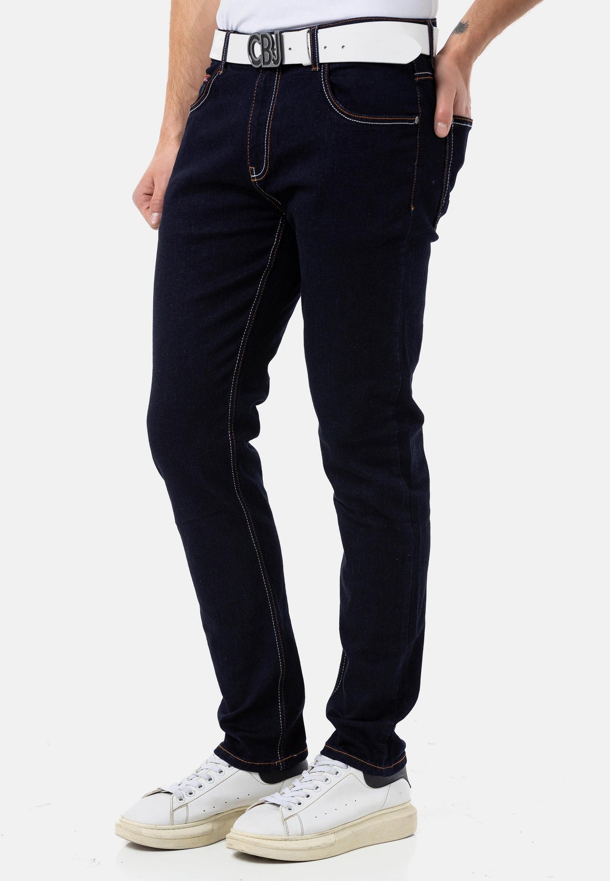 CD820 Günlük Stile Uygun Erkek Jean Pantolon