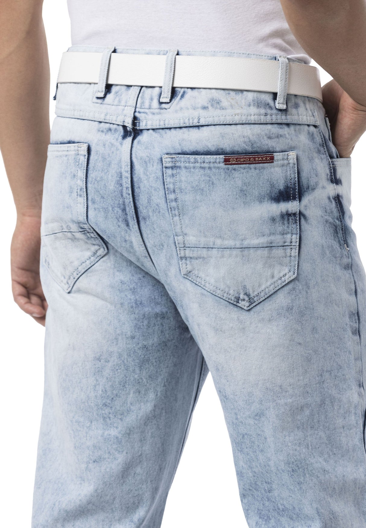 Erkek Baggy Fit Rahat Kesim Streetwear Tarz Pantolon CD903