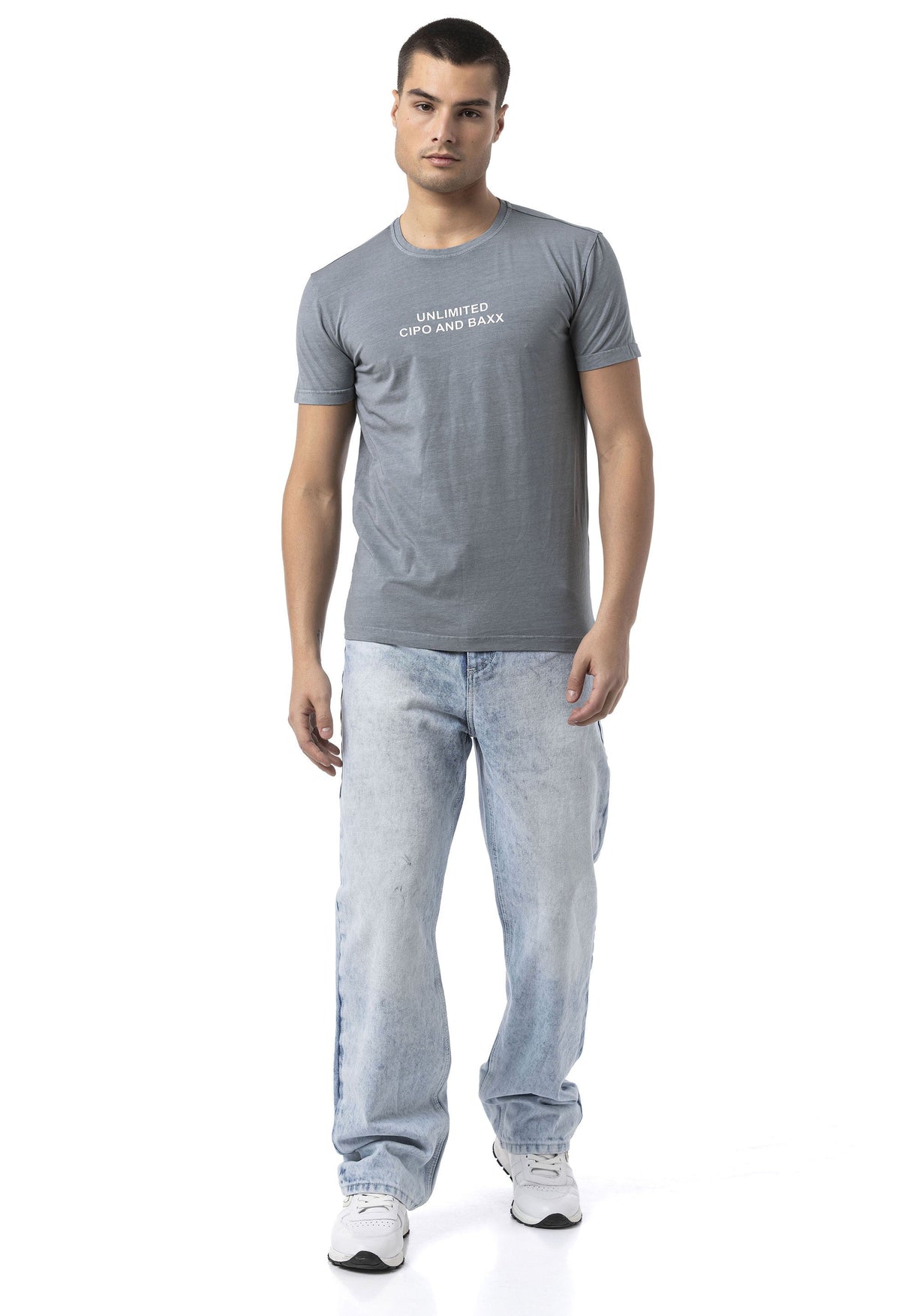 Erkek Baggy Fit Rahat Kesim Streetwear Tarz Pantolon CD903