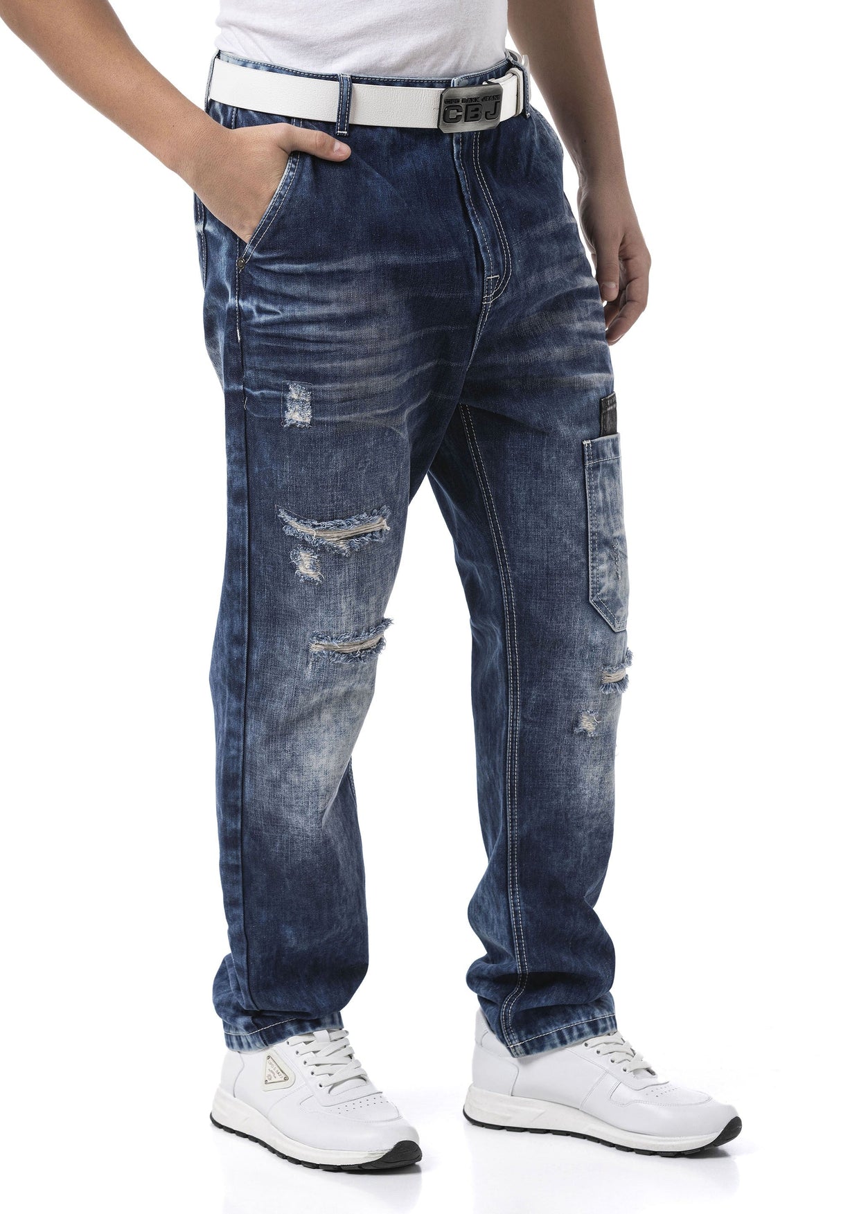 Baggy Tarzında Kargo Pantolon - İşlevsellik ve Konforla Şehir Stili CD907