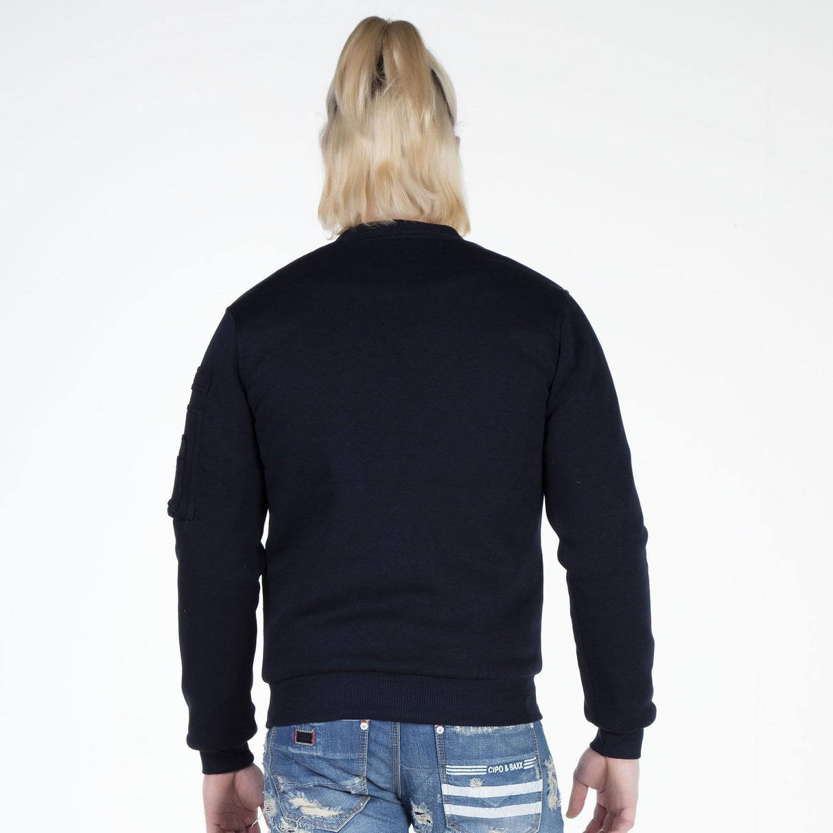 CJ151 Kolej Yaka Fermuarlı Kısa Erkek Mont