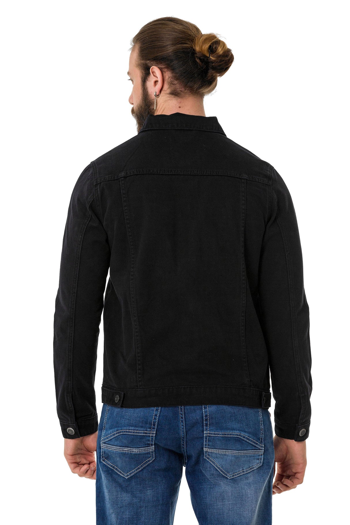 CJ289 Matte Pastel-Tone Men's Denim Jacket