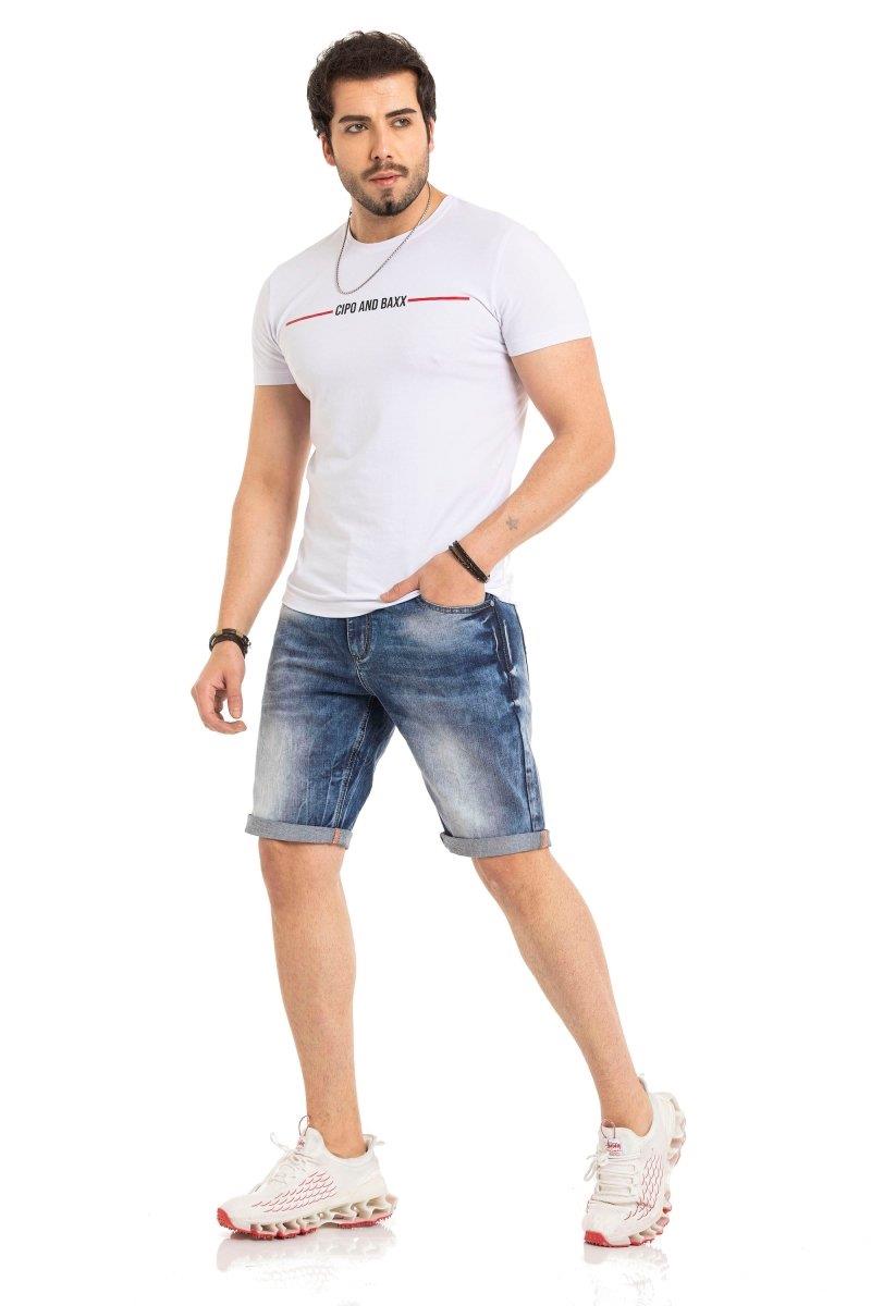 CK266 Normal Bel Slim Fit Erkek Kot Şort