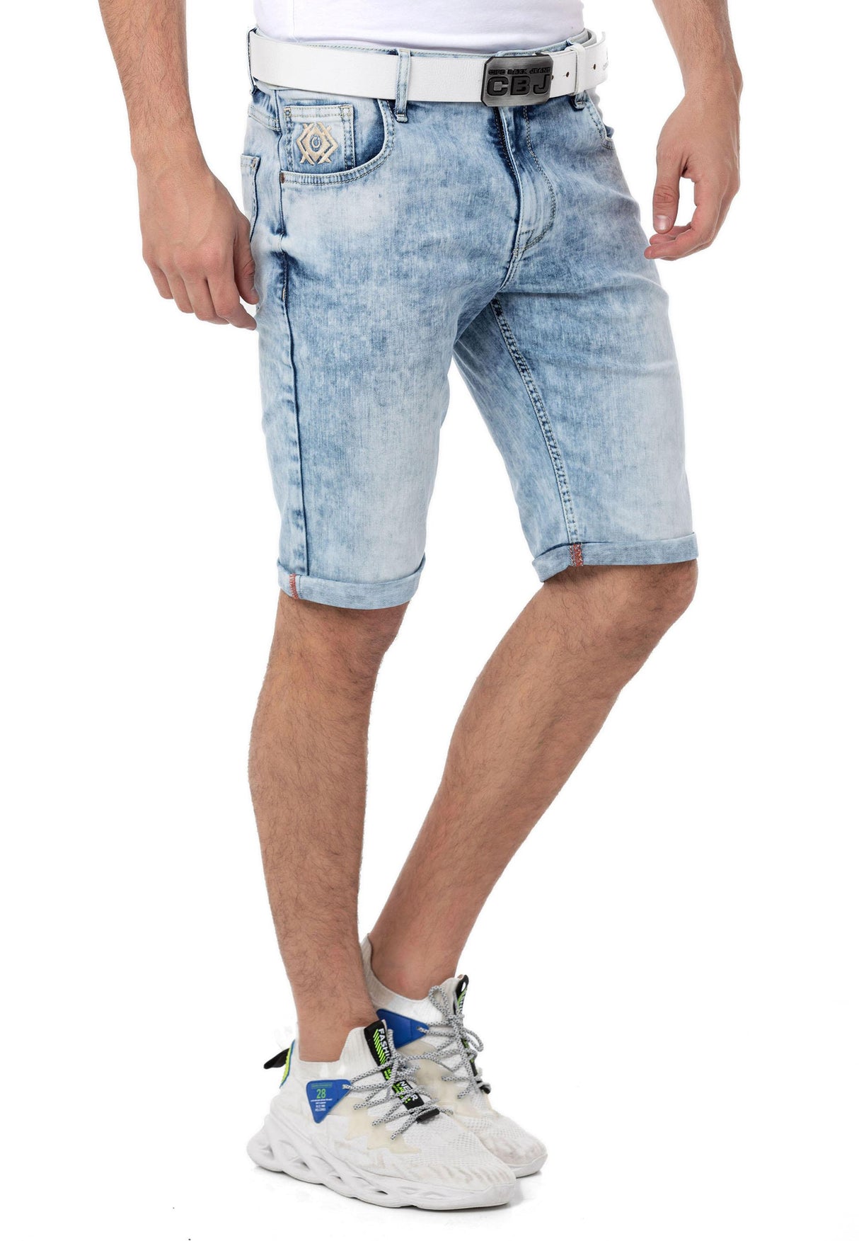 CK266 Normal Bel Slim Fit Erkek Kot Şort