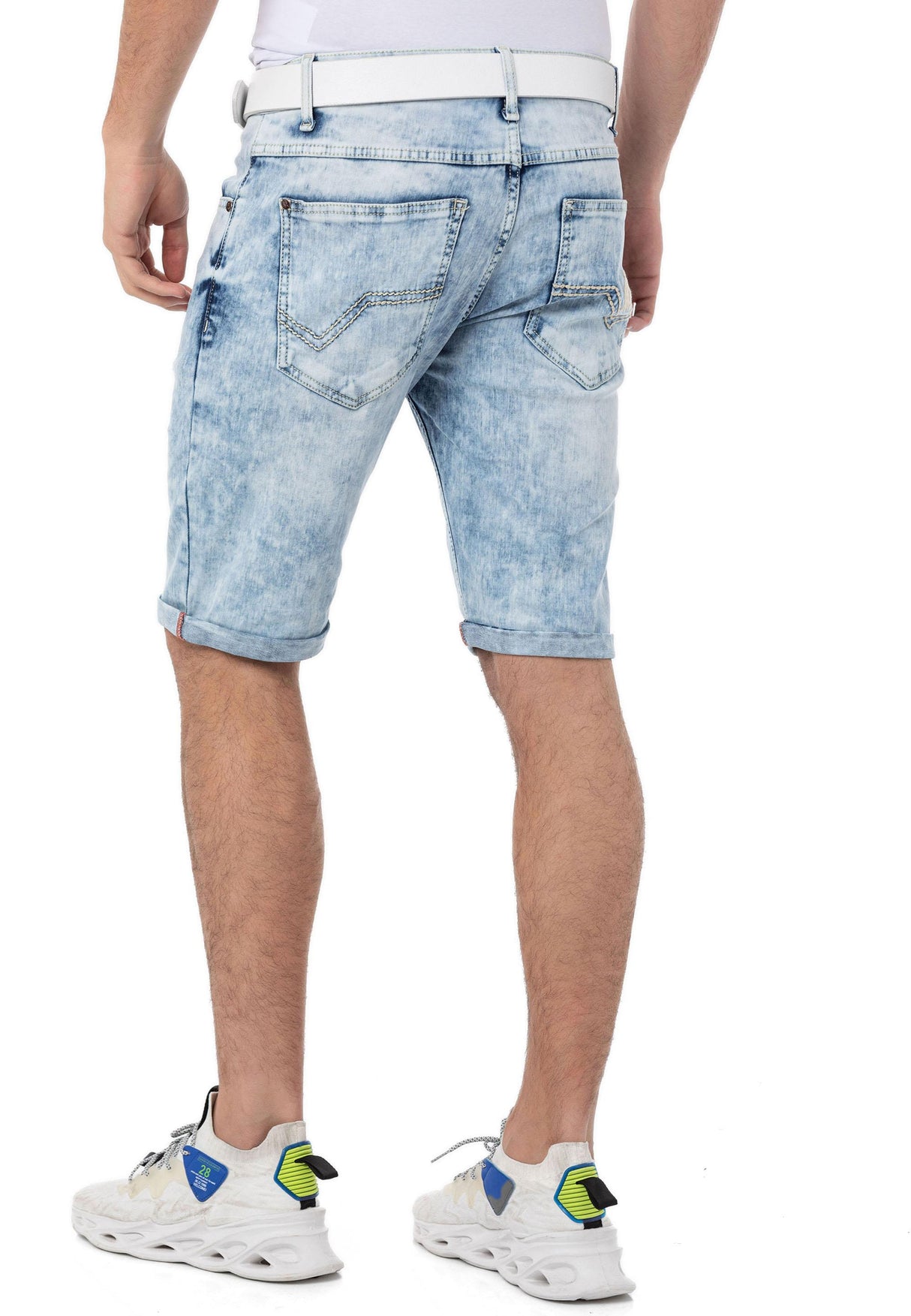 CK266 Normal Bel Slim Fit Erkek Kot Şort