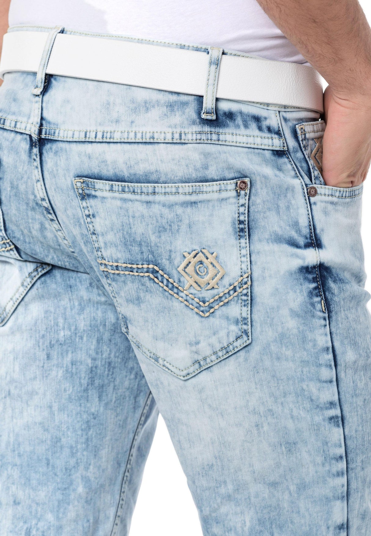 CK266 Normal Bel Slim Fit Erkek Kot Şort