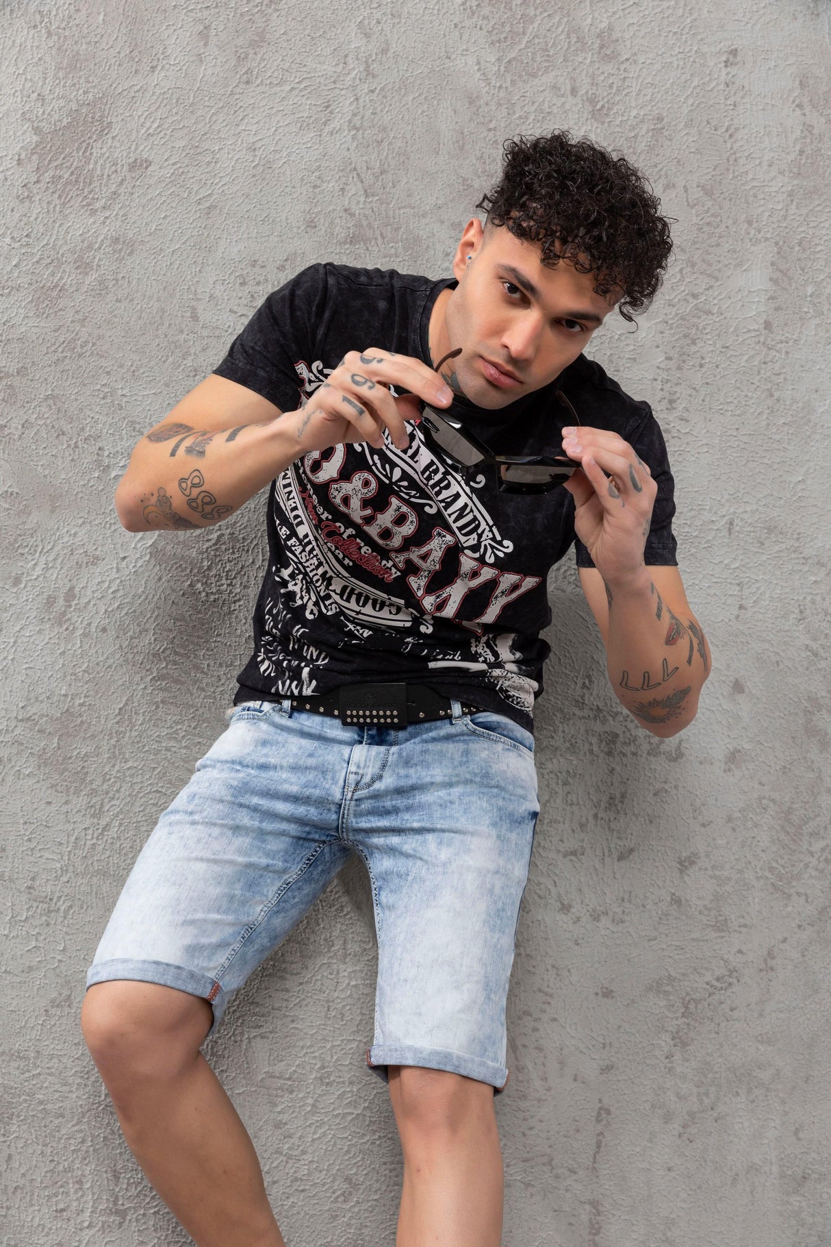 CK266 Normal Bel Slim Fit Erkek Kot Şort