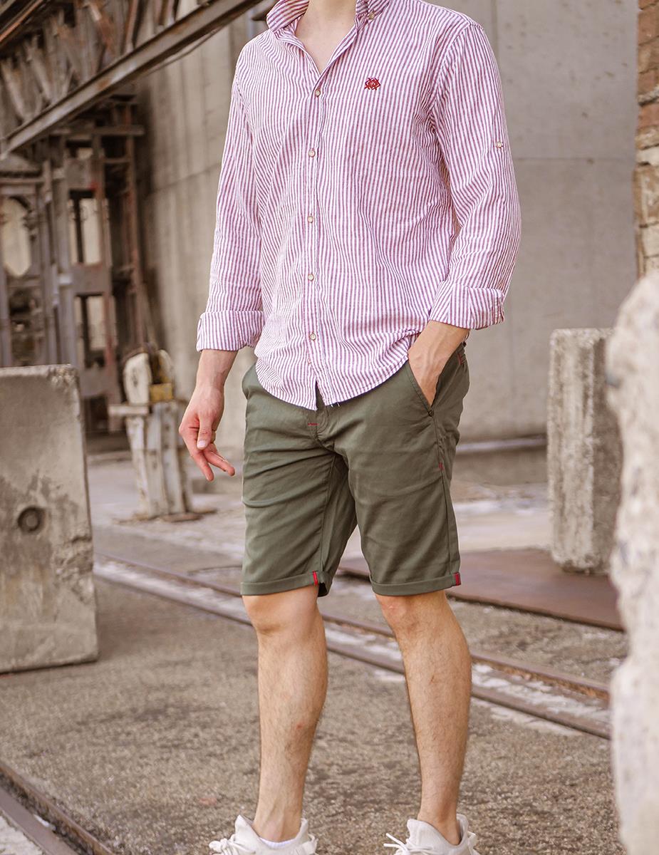 CK272 Basic Keten Şort