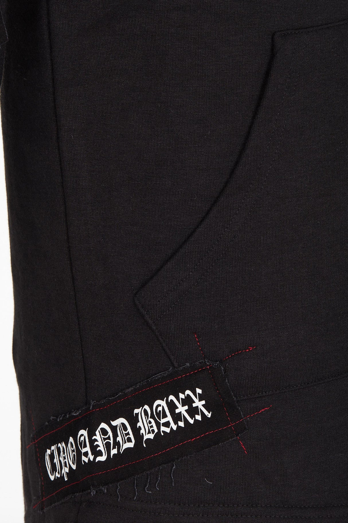 CL240 Aplikeli Kapşonlu Uzun Erkek Sweatshirt