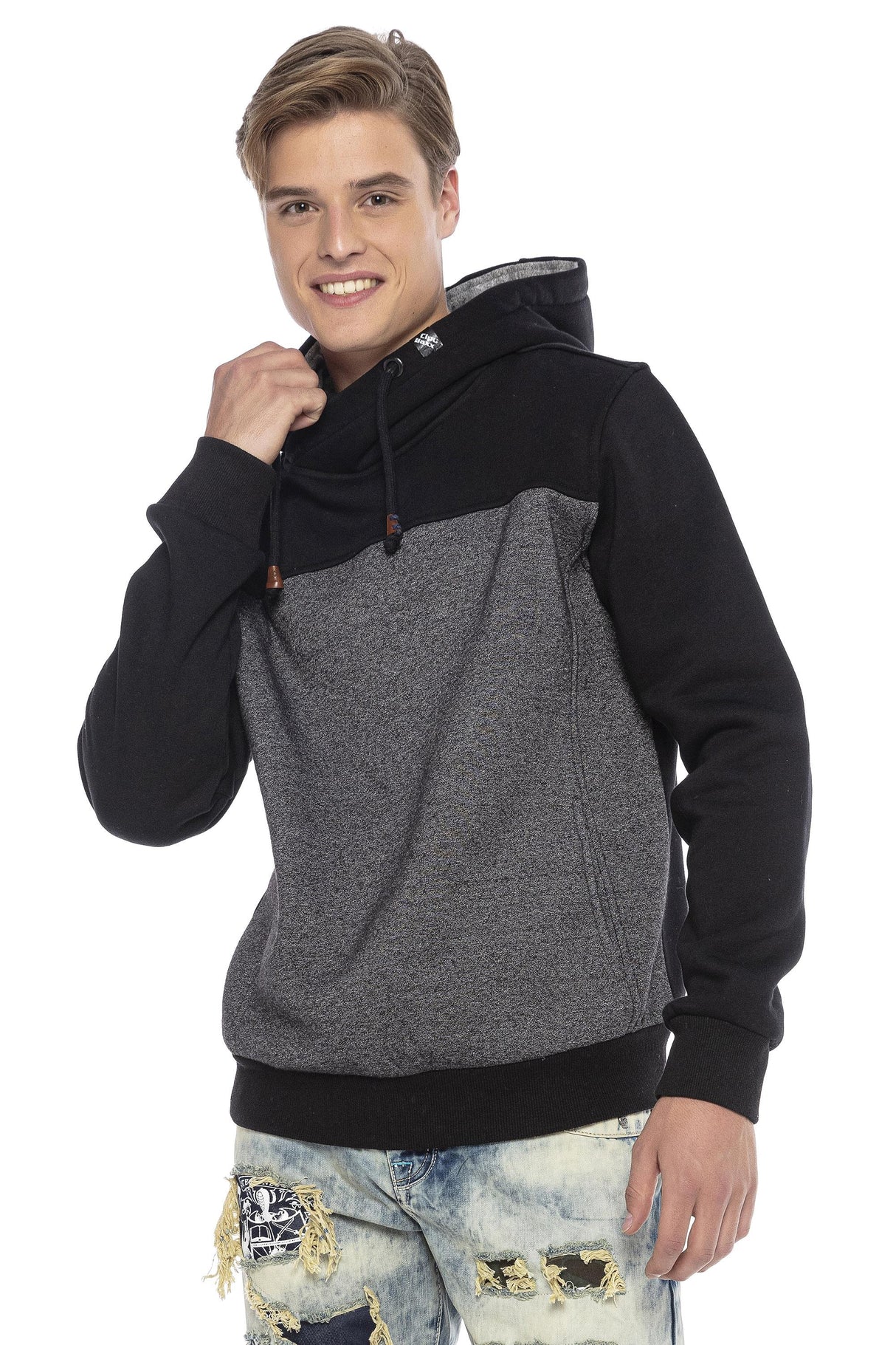 CL430 Erkek Kapüşonlu Kışlık Sweatshirt