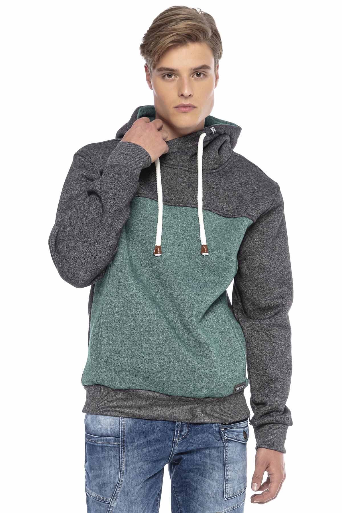 CL430 Erkek Kapüşonlu Kışlık Sweatshirt