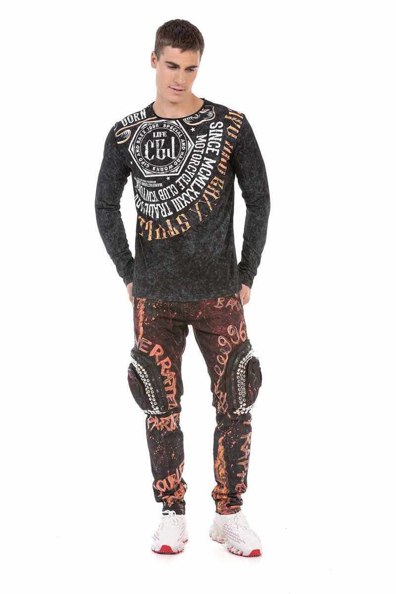 CL472 Desenli Sweatshirt