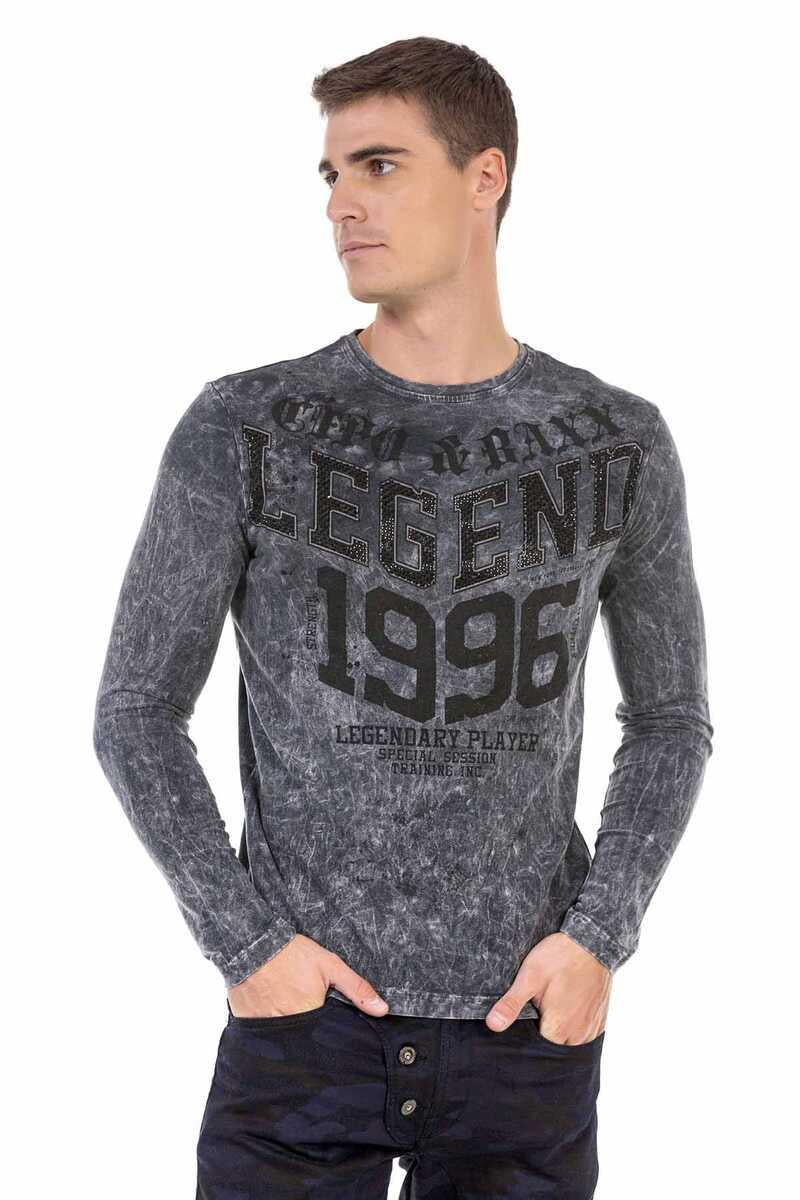 CL473 Antrasit Yıkama Sweatshirt