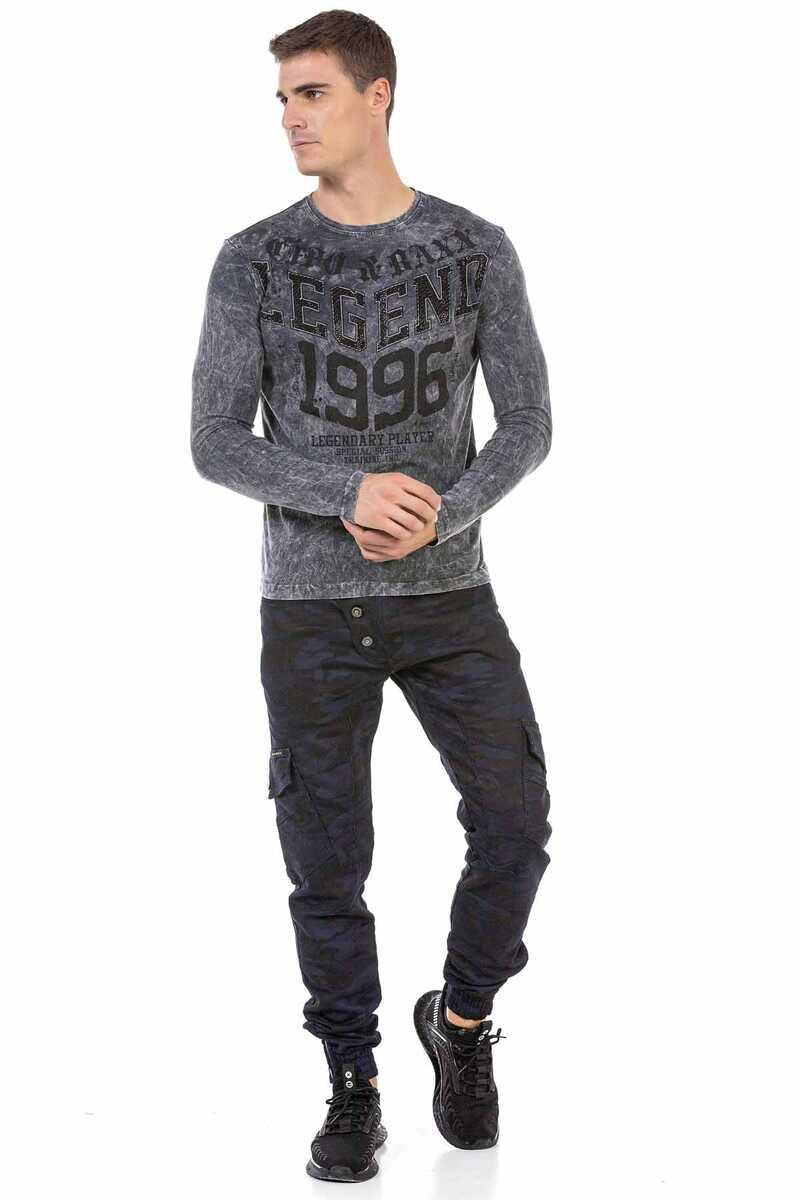 CL473 Antrasit Yıkama Sweatshirt