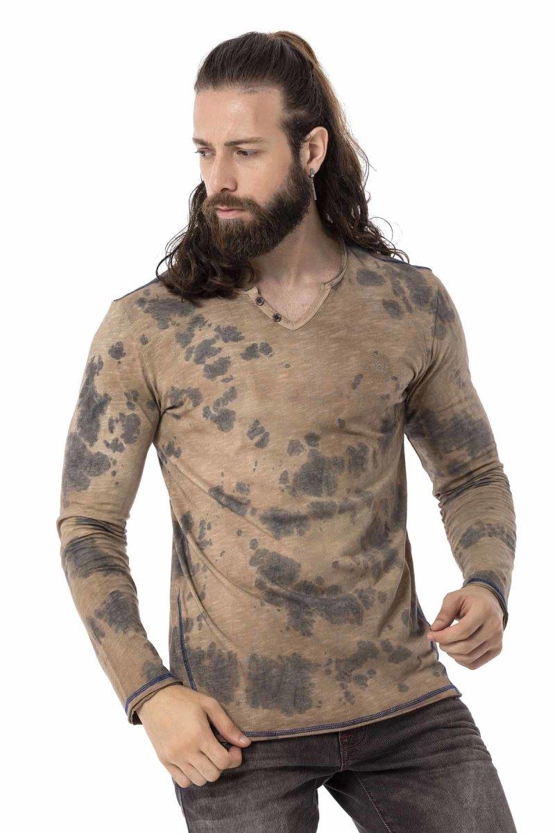 CL517 V Yaka Vintage Sweatshirt