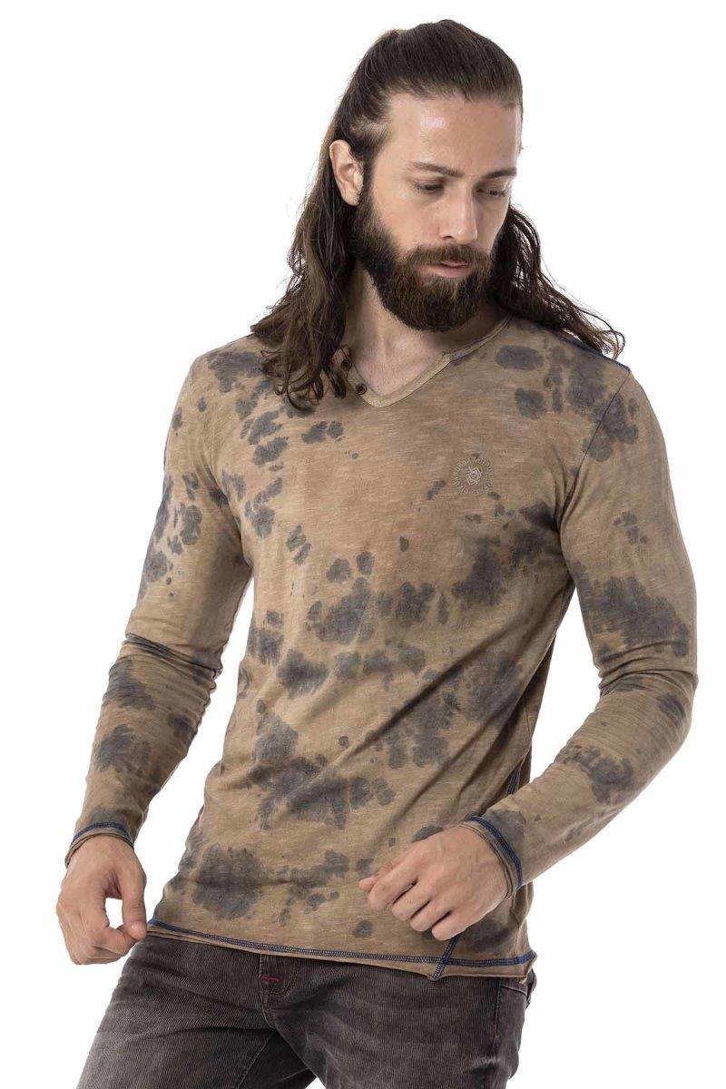 CL517 V Yaka Vintage Sweatshirt