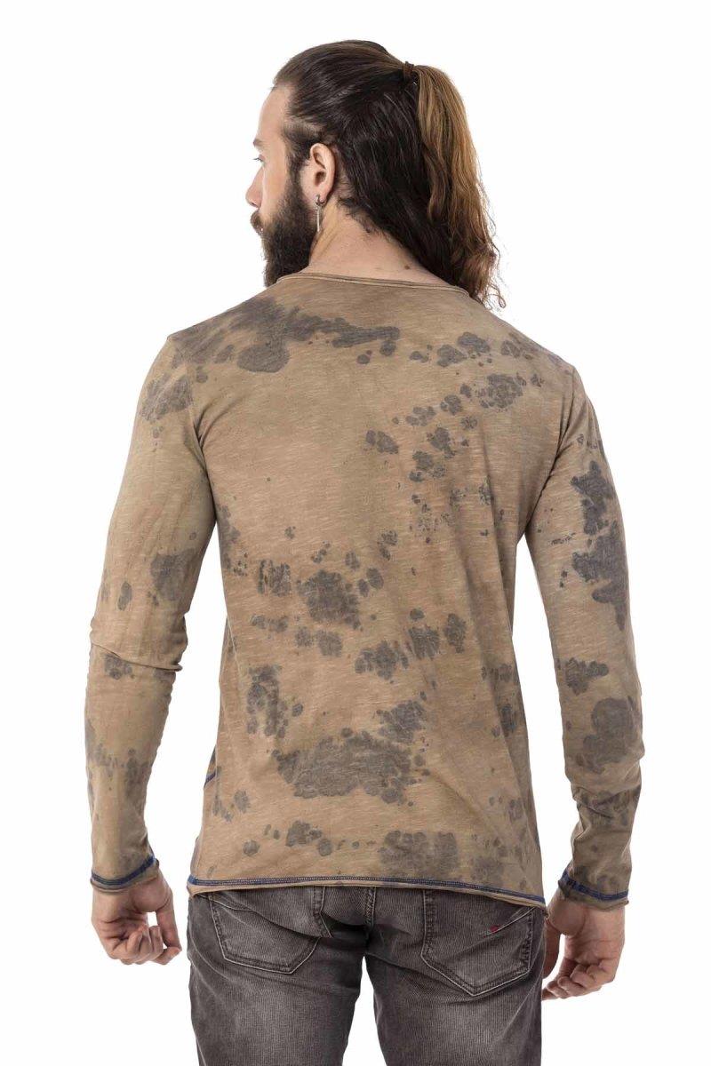 CL517 V Yaka Vintage Sweatshirt