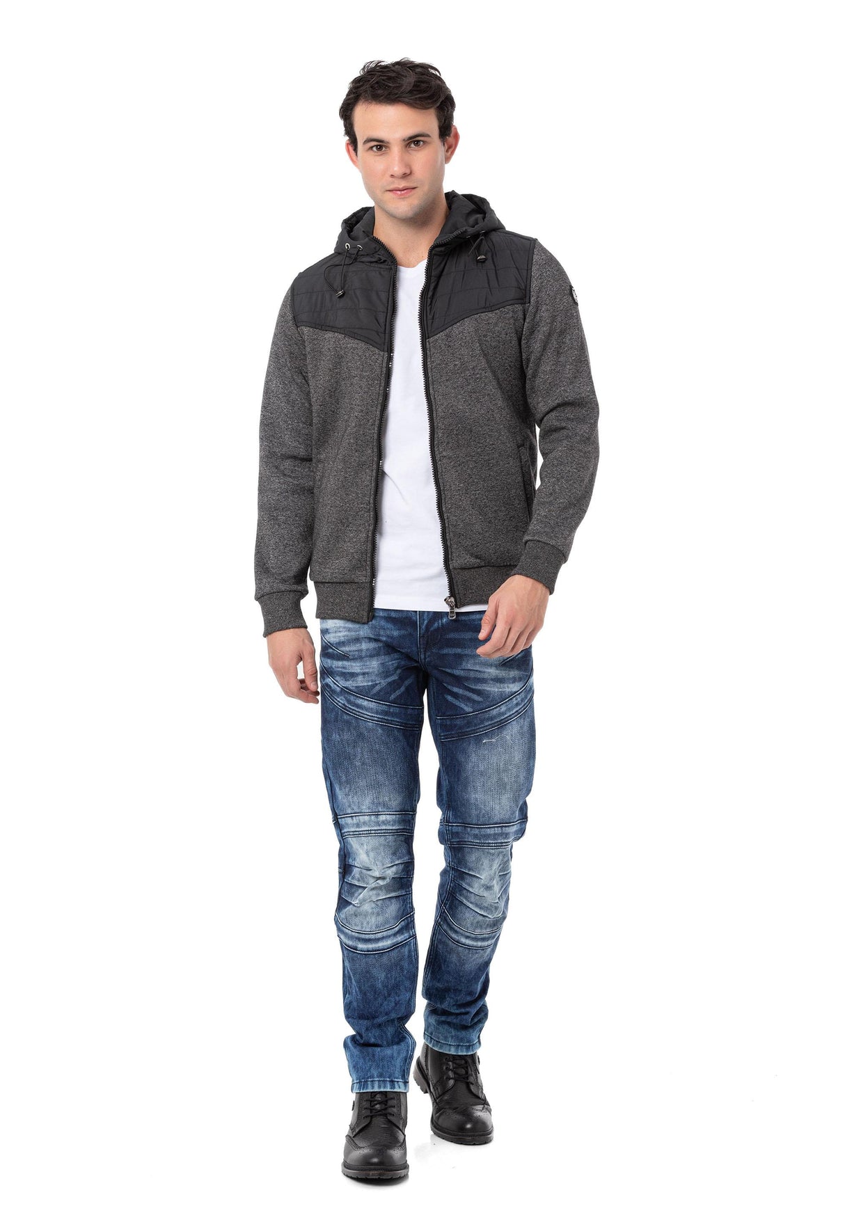 CL535 Kapşonlu Kışlık Erkek Sweatshirt