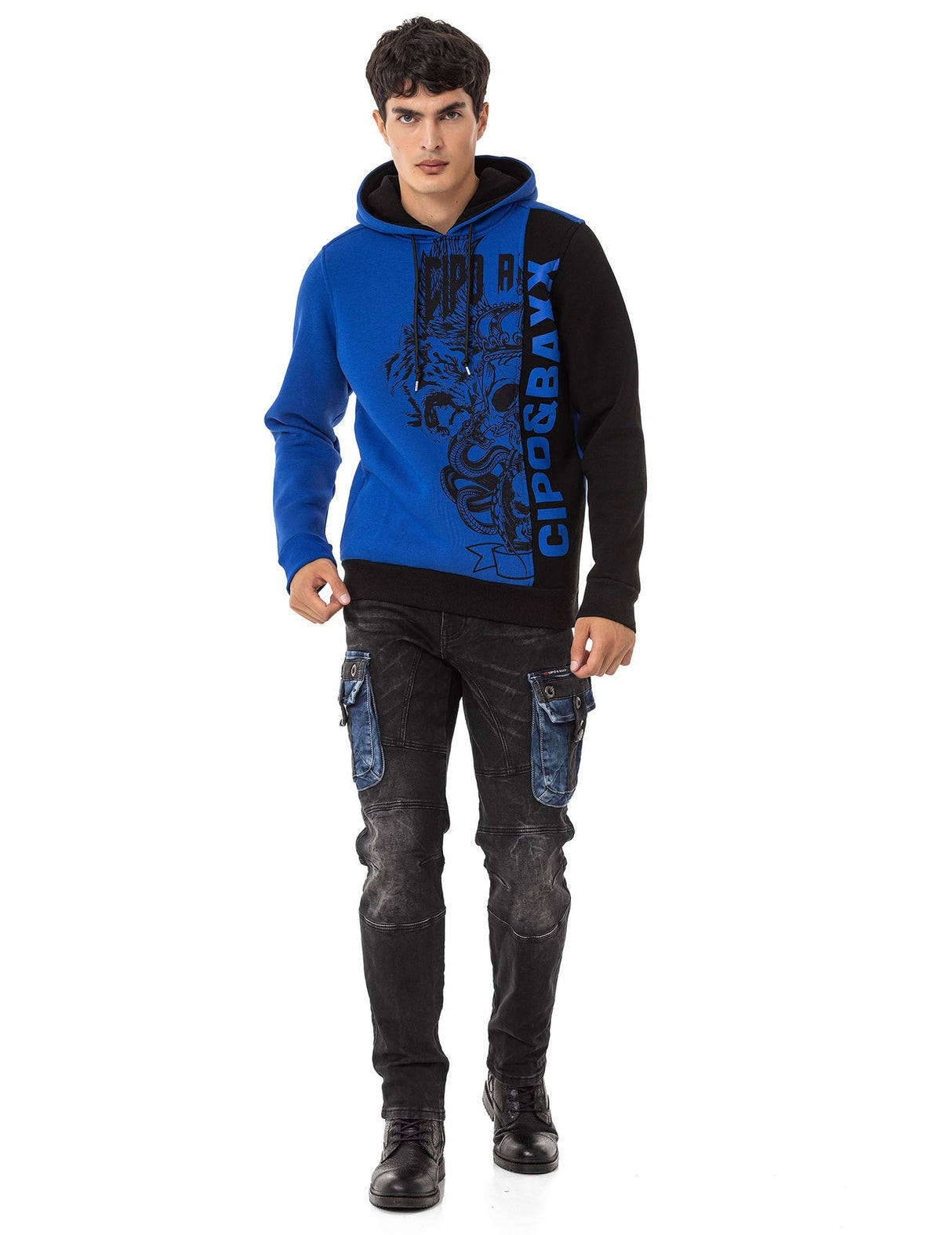 CL541 Men’s Hooded Streetstyle Logo Sweatshirt