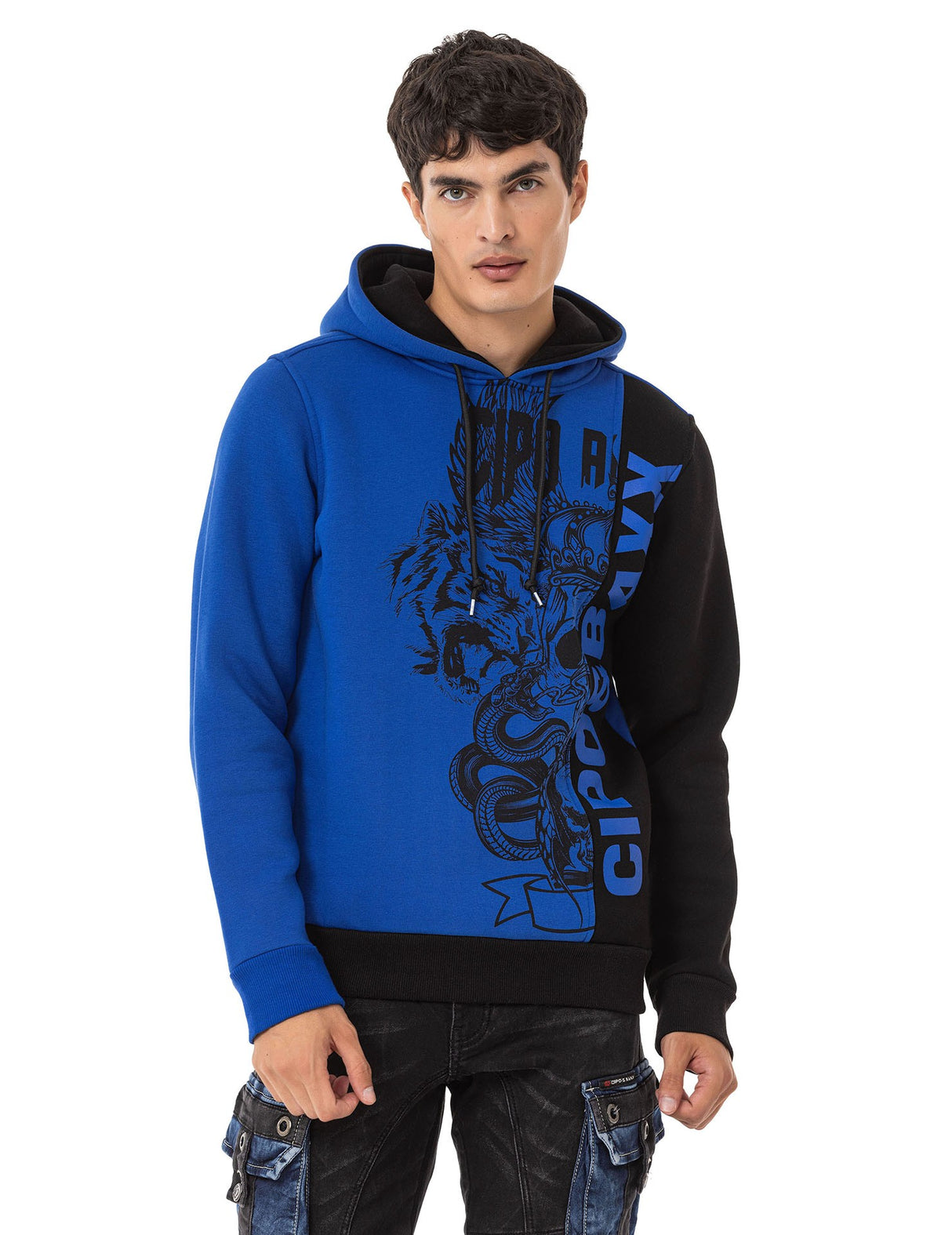 CL541 Men’s Hooded Streetstyle Logo Sweatshirt