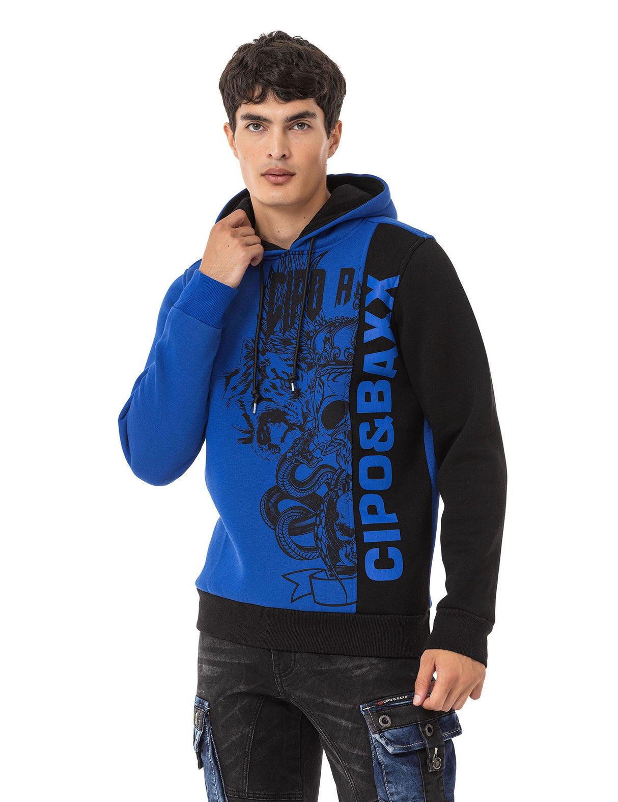 CL541 Men’s Hooded Streetstyle Logo Sweatshirt