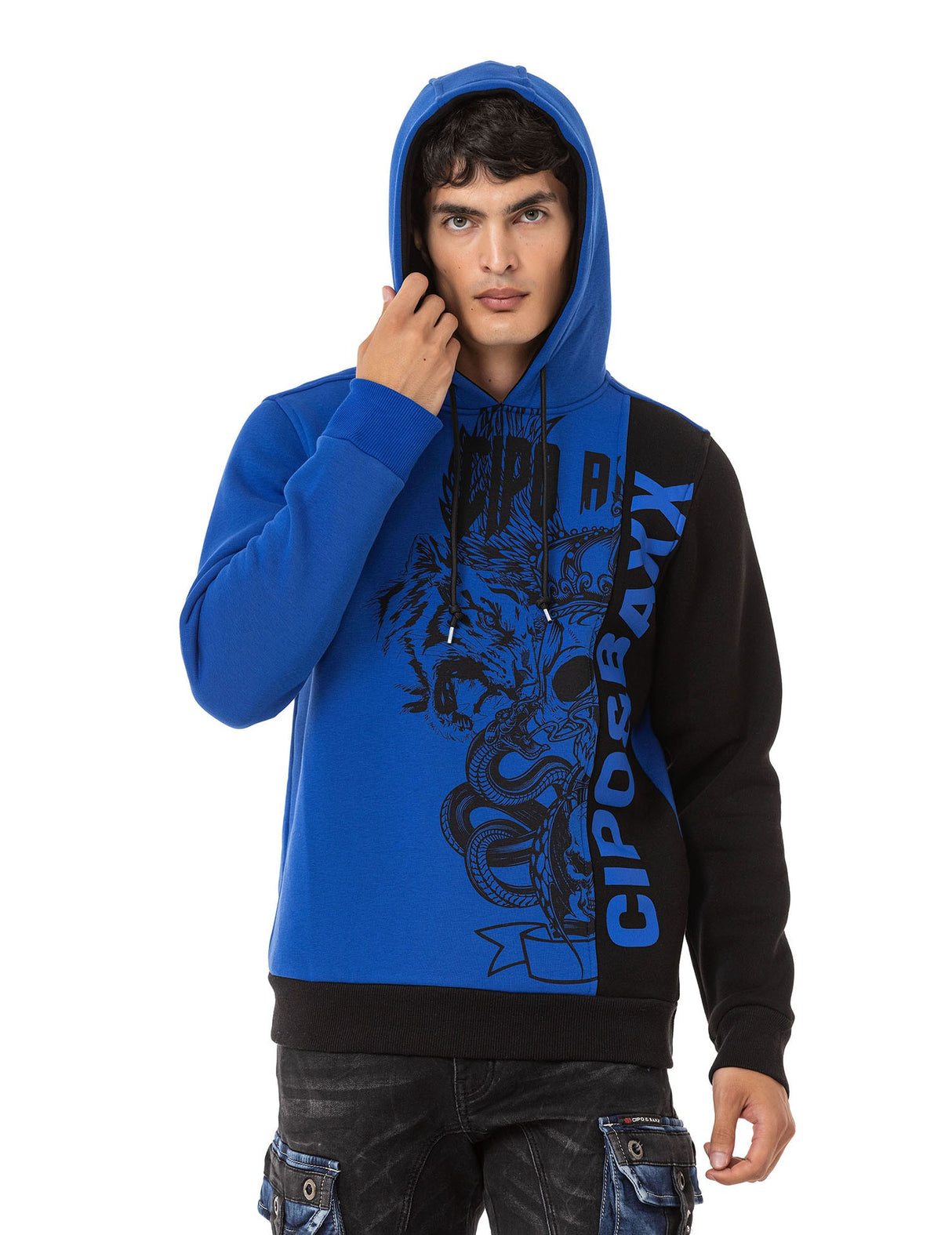 CL541 Men’s Hooded Streetstyle Logo Sweatshirt