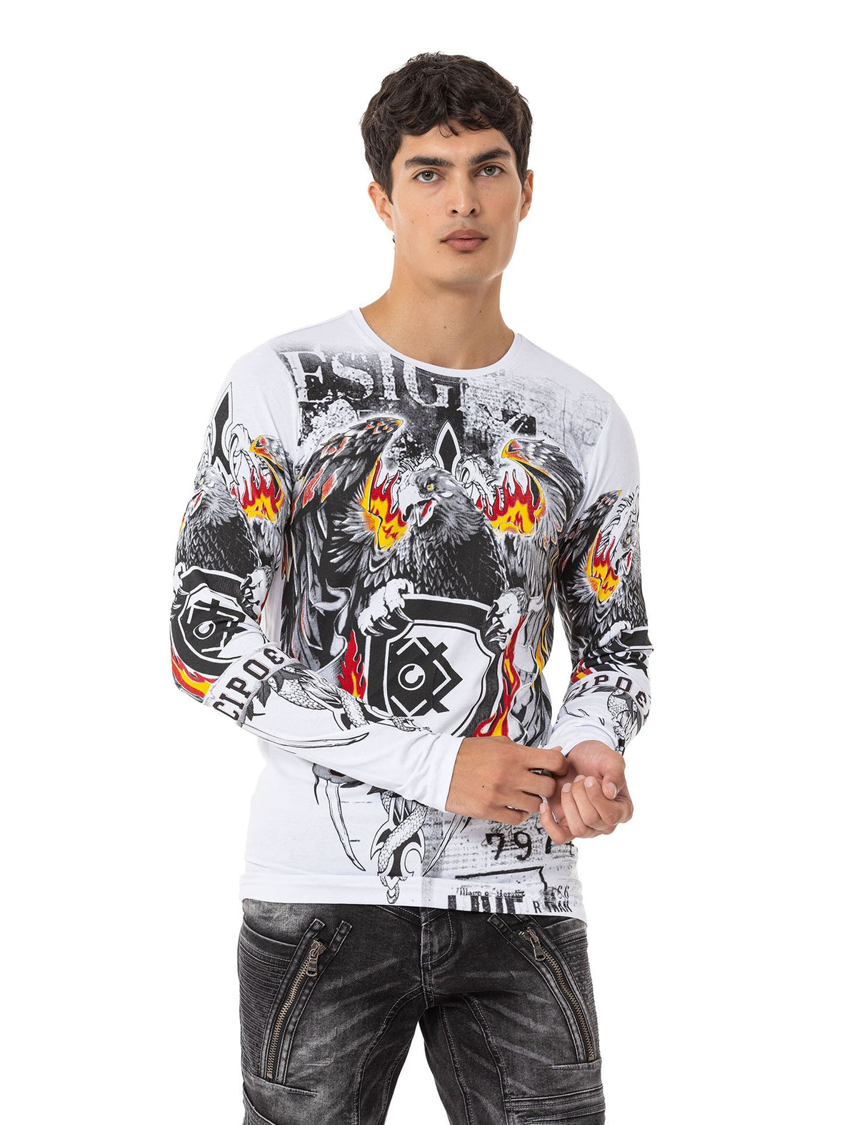 CL553–Men’s Basic Zip-Up Urban Hoodie