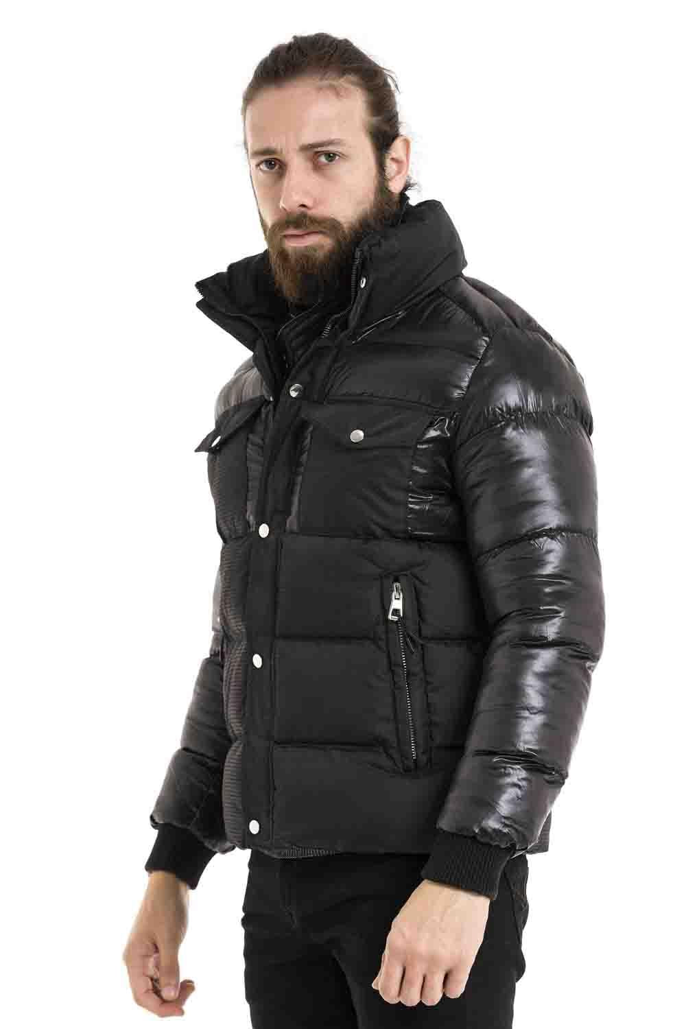 CM208 Şişme Siyah Erkek Mont