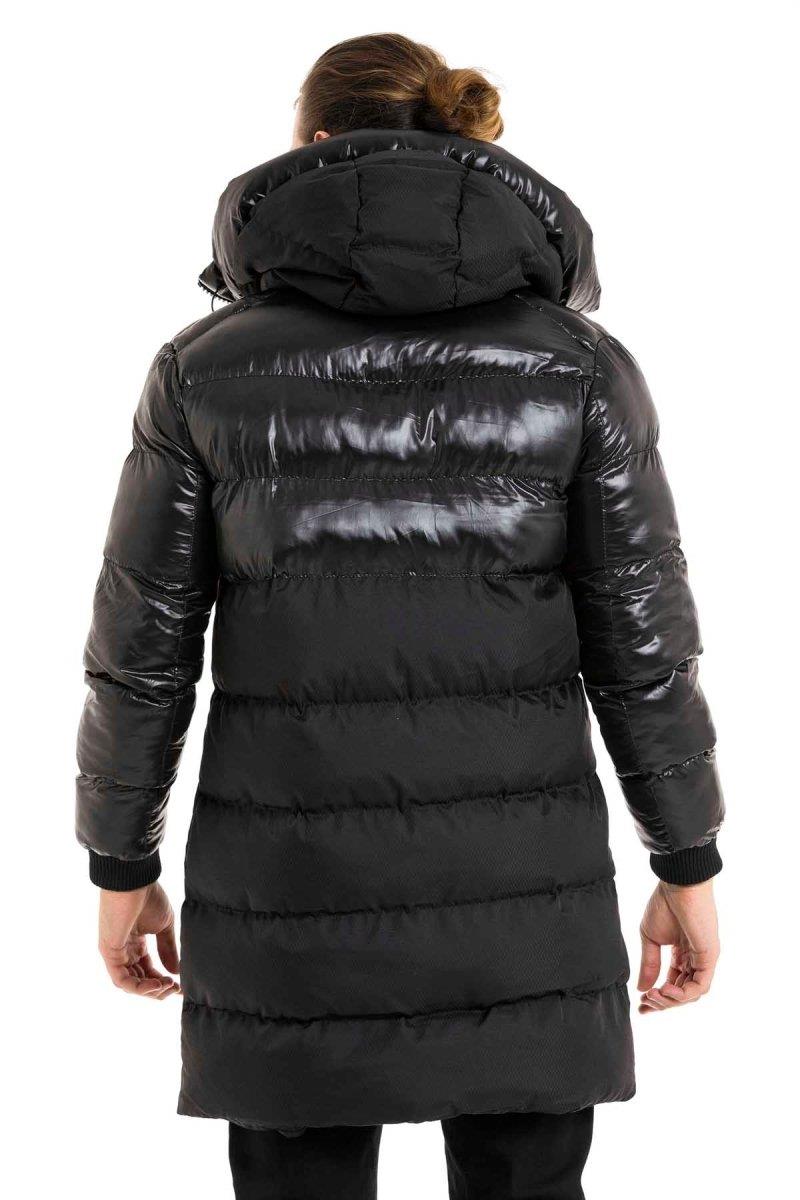 CM209 Siyah Oversize Şişme Mont