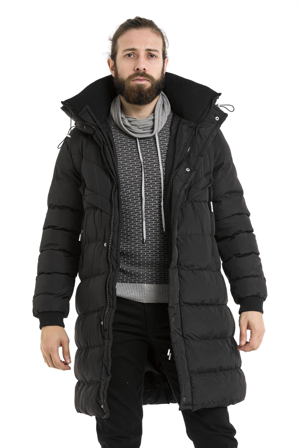 CM213 Diz Boy Erkek Şişme Mont