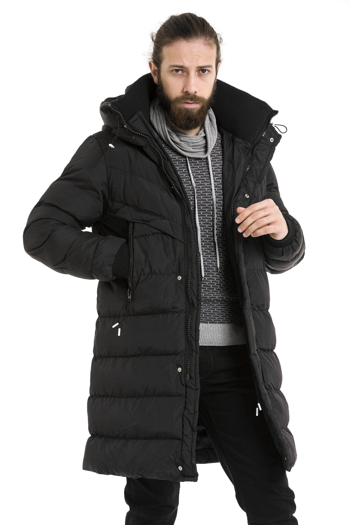 CM213 Diz Boy Erkek Şişme Mont