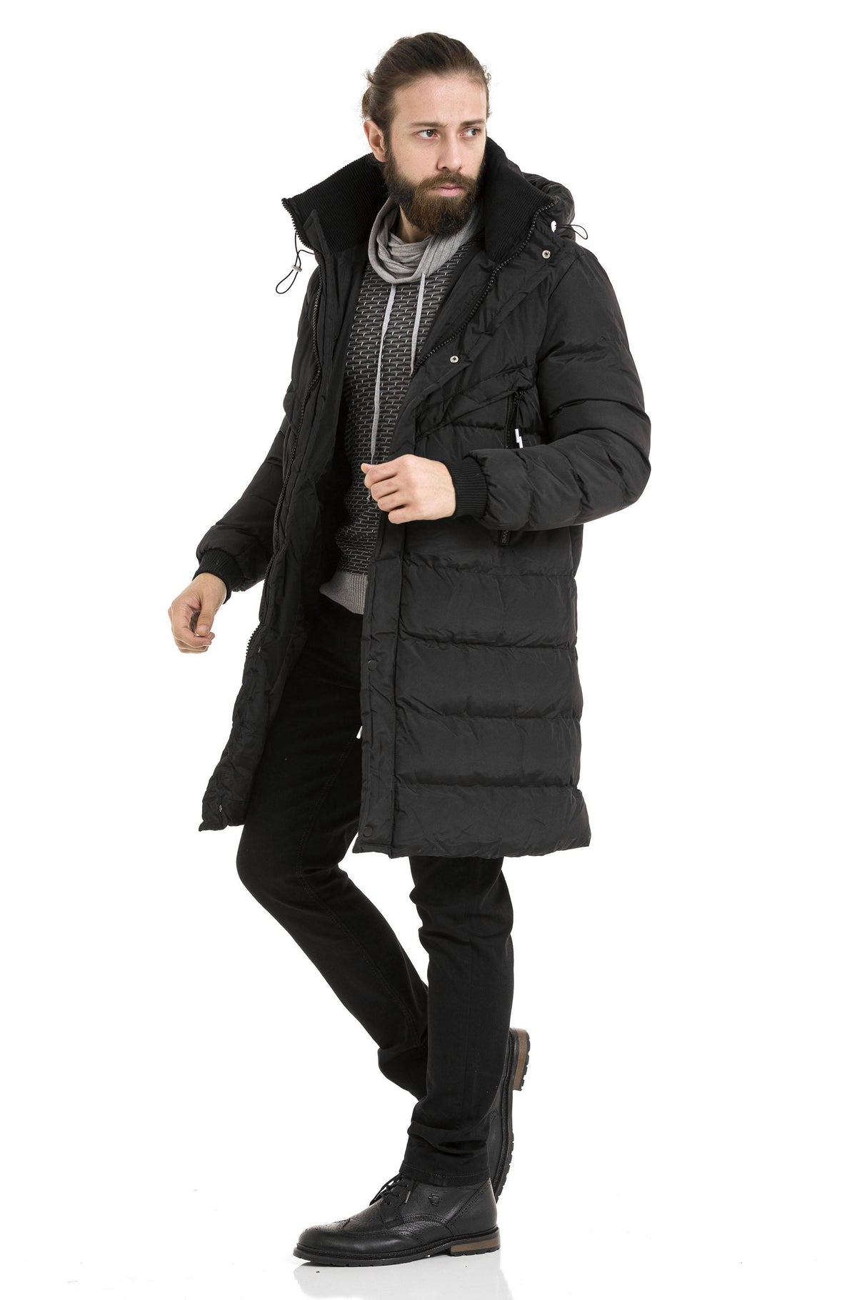 CM213 Diz Boy Erkek Şişme Mont