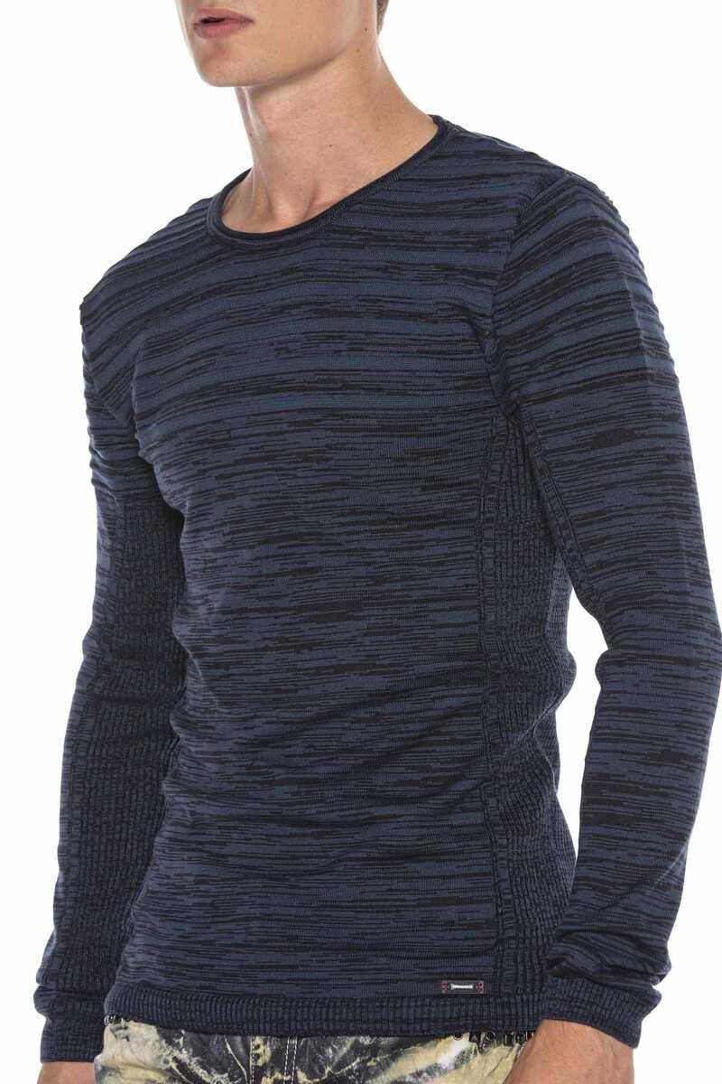 CP223 Bisiklet Yaka Slim Fit Erkek Kazak