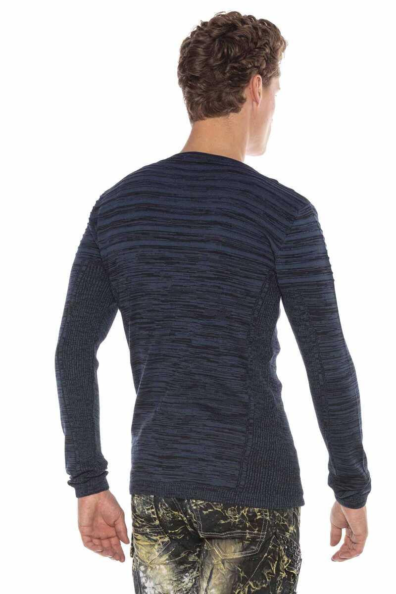 CP223 Bisiklet Yaka Slim Fit Erkek Kazak