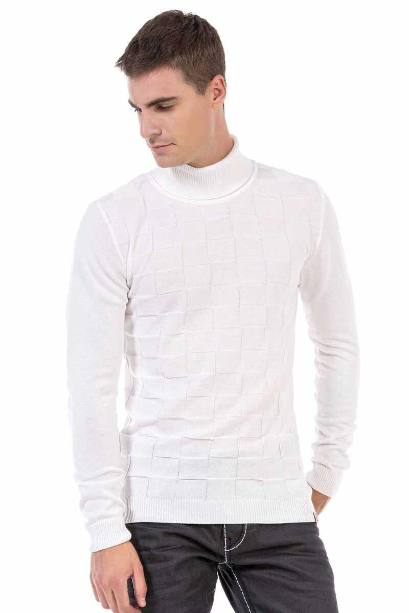 CP241 Tam Balıkçı Yaka Kazak