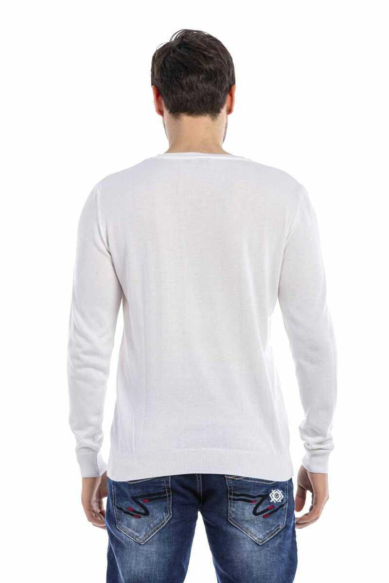 CP242 Erkek V Yaka Kazak – Modern ve Şık Tasarım