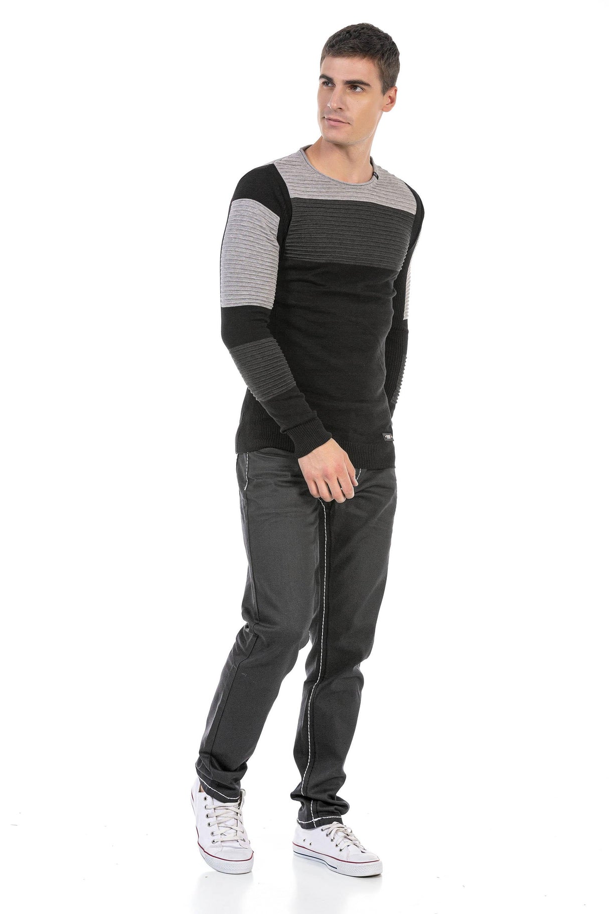 CP247 Dokulu Erkek Kazak