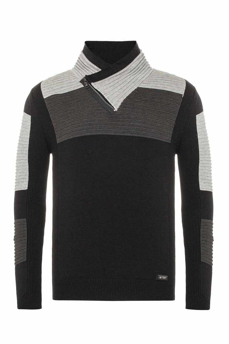 CP248 Şal Yaka Erkek Kazak