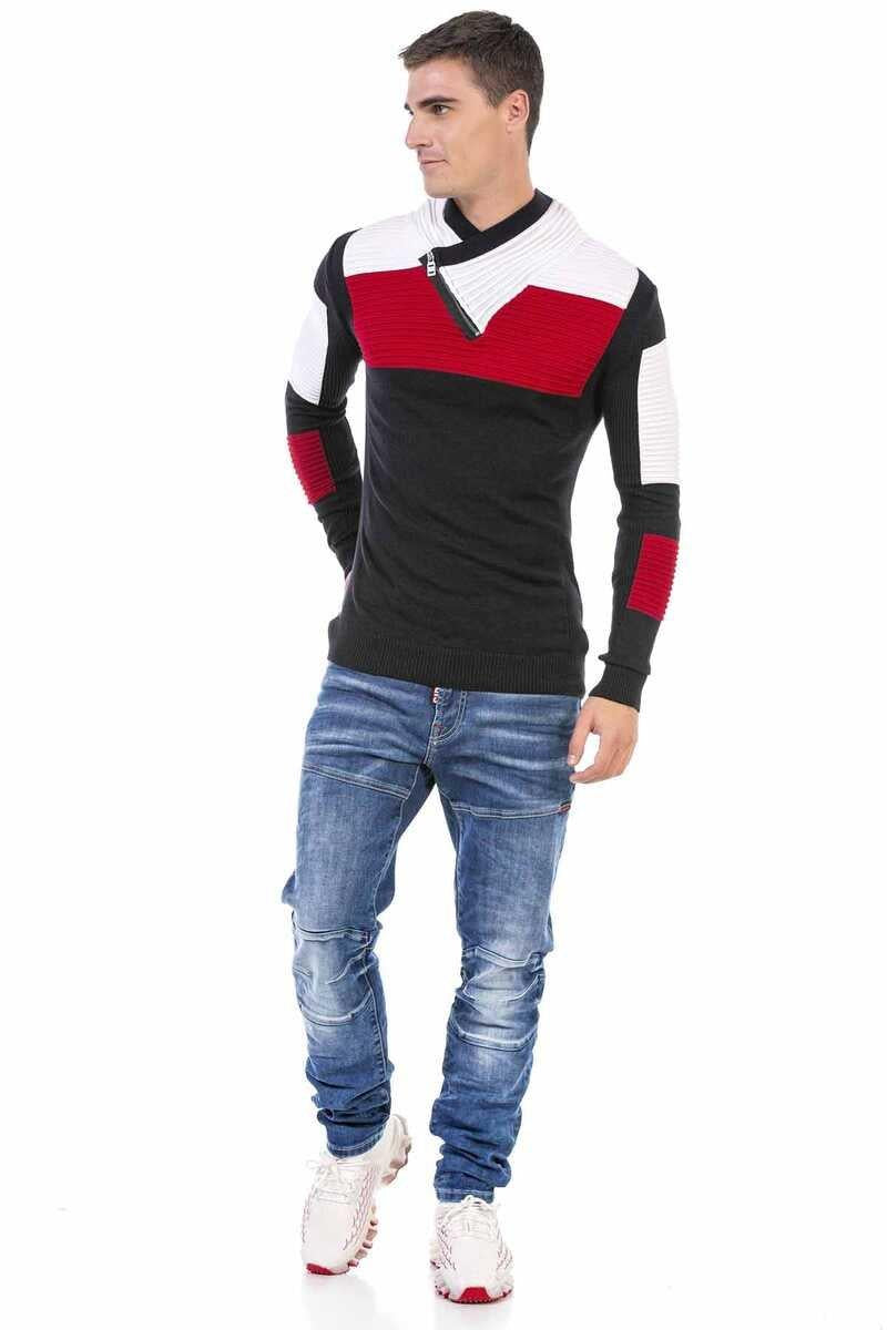 CP248 Şal Yaka Erkek Kazak