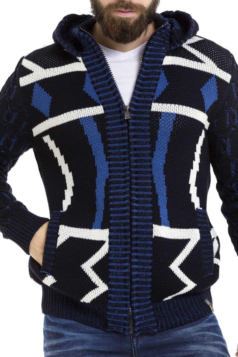 CP256 Kapşonlu Fermuarlı Kışlık Kalın Sarı Hırka