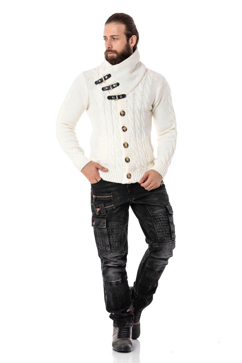 CP265 Kürk Yaka Erkek Hırka